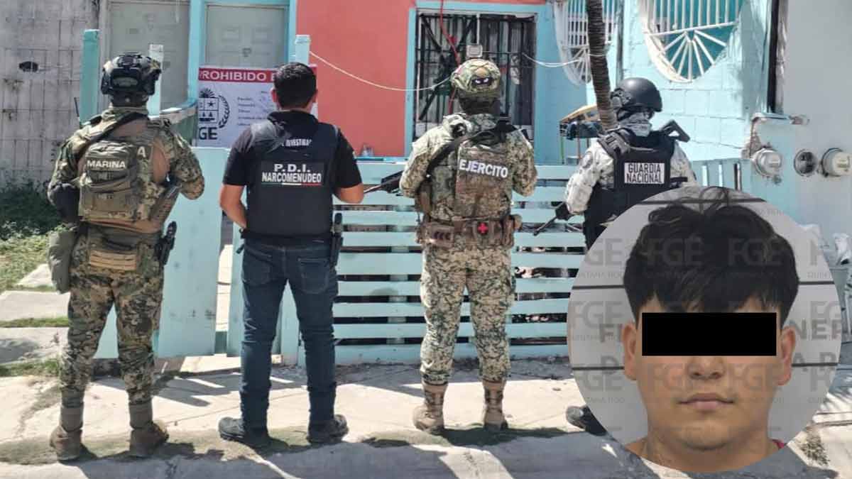 Cateos en Quintana Roo culminan con un detenido y aseguramiento de drogas