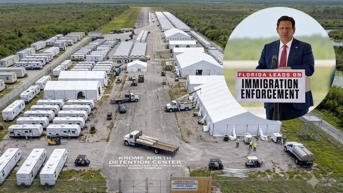 Cierra "Alligator Alcatraz", el polémico centro de detención de migrantes en Florida