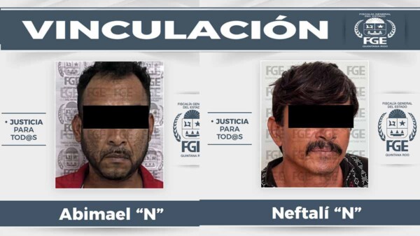 Vinculan a proceso a dos hombres por extorsión y secuestro en Cancún
