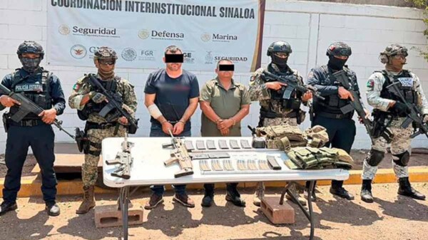 Capturan en Sinaloa a presunto líder criminal y a un ex jefe policiaco