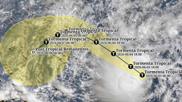 Nace "Amanda", el primer ciclón tropical del 2026 en el Pacífico