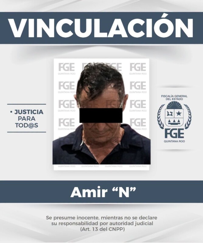 Amir “N” es señalado como probable responsable de los delitos de homicidio y lesiones por el colapso de una estructura ocurrido el pasado 5 de junio.