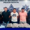 Detienen a cuatro presuntos distribuidores de droga con casi 300 dosis en Cancún