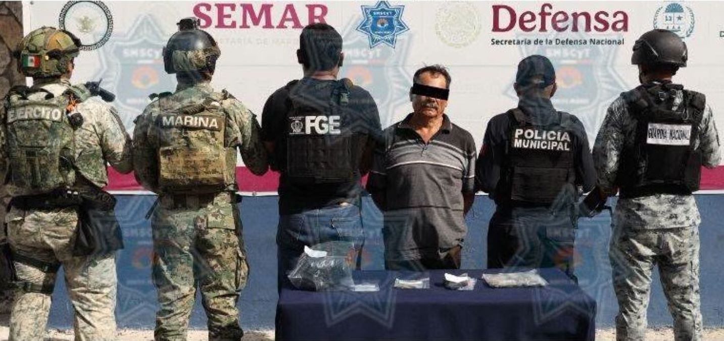 Detienen a un hombre por presunto narcomenudeo durante operativo en la Supermanzana 75 de Cancún