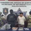 Detienen en Cancún a hombre con presuntas dosis de marihuana y cristal