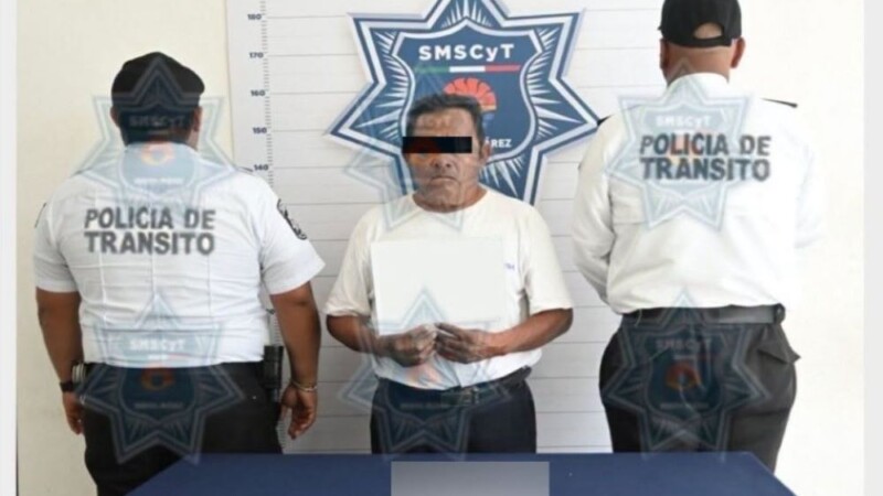Detienen a chofer de TTE por tratar de sobornar a agentes de tránsito en Cancún