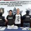 Capturan a dos hombres en Holbox por presuntos delitos contra la salud y violación a la Ley Federal de Armas de Fuego