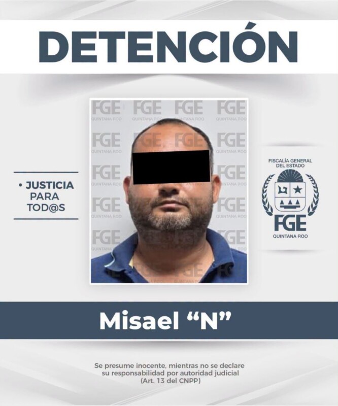 Como parte de las primeras diligencias ministeriales, un hombre identificado como Misael “N”, quien presuntamente estaba a cargo del cuidado del menor, fue detenido y permanece a disposición del Ministerio Público.