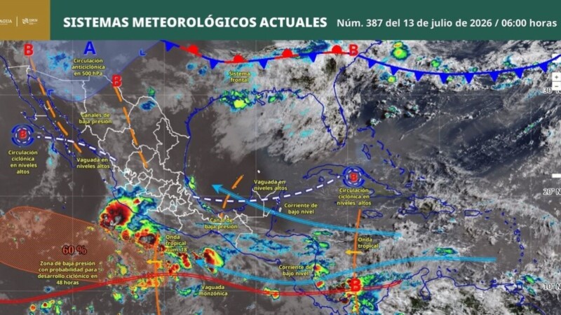 Pronóstico del clima en Quintana Roo para hoy lunes 13 de julio 2026