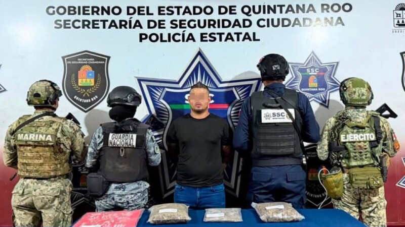 Aprehenden a un hombre con presuntas dosis de marihuana en la Talleres