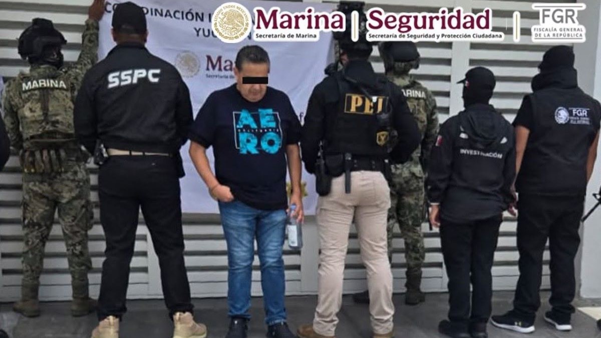Detienen en Yucatán a presunto operador financiero de un grupo delictivo; aseguran bienes por más de 145 millones de pesos