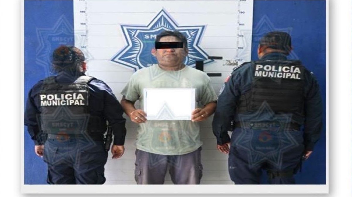 Recuperan en Cancún una camioneta con reporte de robo y detienen al conductor.