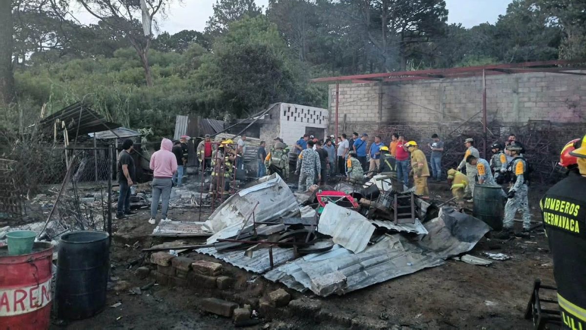 Explosión en taller de pirotecnia en Ocotepec deja una mujer muerta y tres personas lesionadas