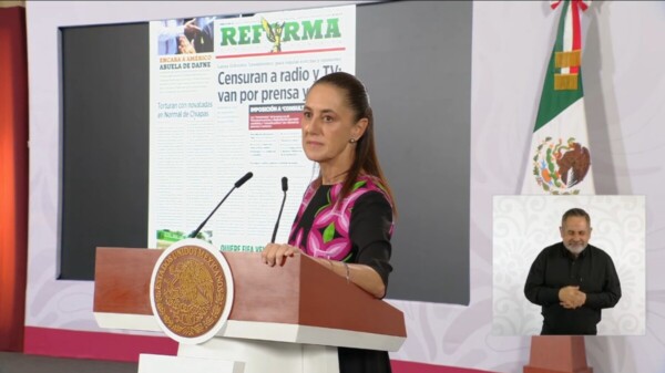 Sheinbaum desmiente censura, “es absolutamente falso”