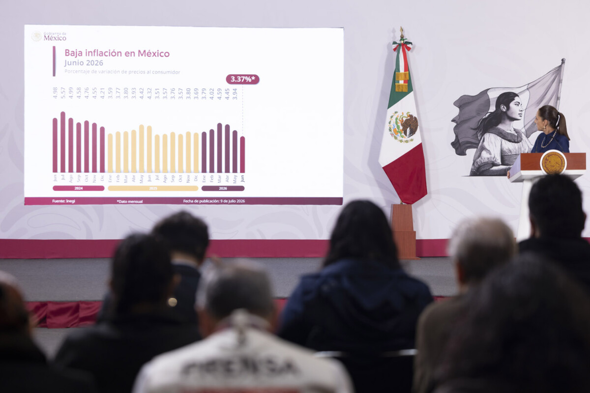Descarta CSP nuevos impuestos y gravar herencias; cae inflación