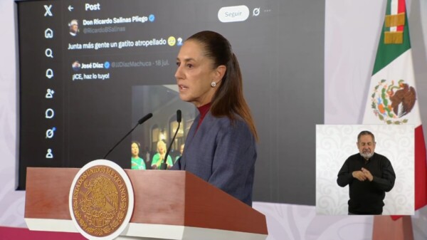 Sheinbaum exhibe desprecio de Salinas Pliego hacia migrantes