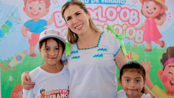 Atenea Gómez Ricalde fortalece espacios para el desarrollo de la niñez de Zona Continental con el curso de verano “Ba’axlo’ob Paalalo’ob”