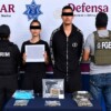 Capturan a dos personas por presunto narcomenudeo y portación de arma en Cancún