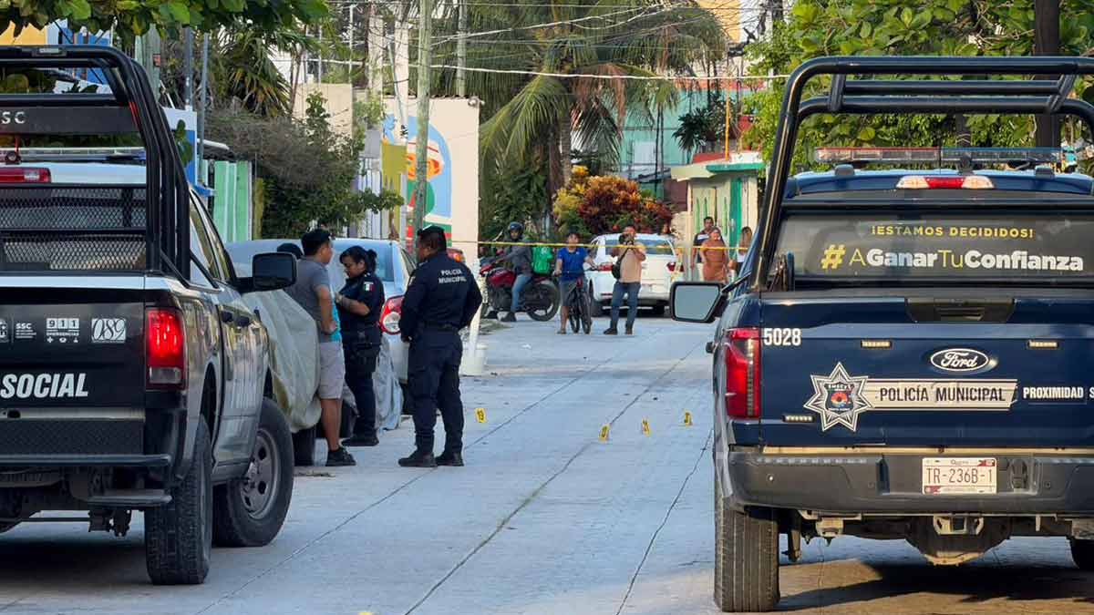 Ataque armado deja un hombre muerto al interior de un domicilio en Cancún