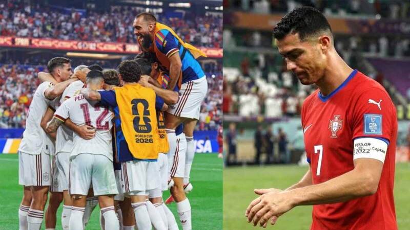 El último Mundial de Cristiano termina con derrota ante España que avanza a cuartos de final