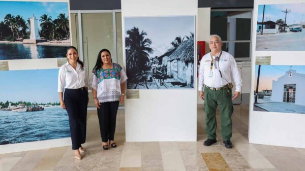 Invita Blanca Merari a disfrutar de la exposición itinerante "Espejos del Tiempo, el rostro de Puerto Morelos" en la estación del Tren Maya