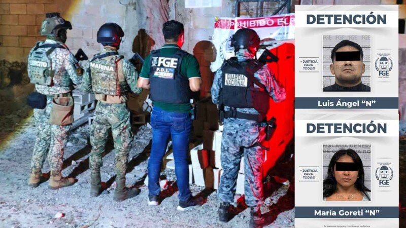 Cateos simultáneos en Cancún y Playa del Carmen dejan dos detenidos