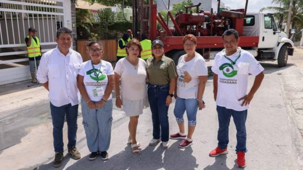 Da Blanca Merari arranque al mantenimiento de 138 pozos de absorción en Puerto Morelos
