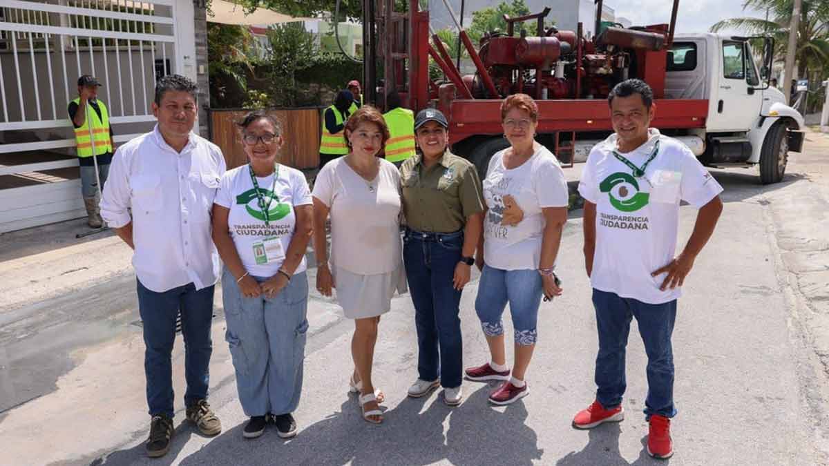 Da Blanca Merari arranque al mantenimiento de 138 pozos de absorción en Puerto Morelos