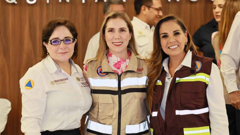 Atenea Gómez Ricalde participa en la instalación del Puesto de Comando para la Temporada de Lluvias y Ciclones Tropicales