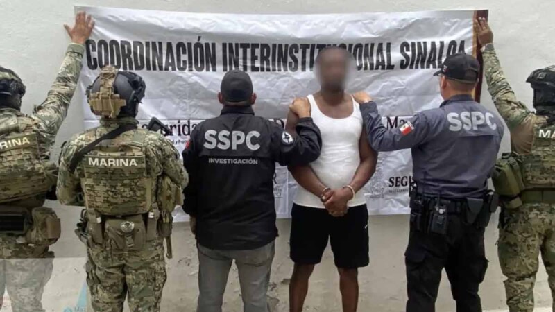 Capturan en Sinaloa a presunto traficante extranjero perseguido por la DEA