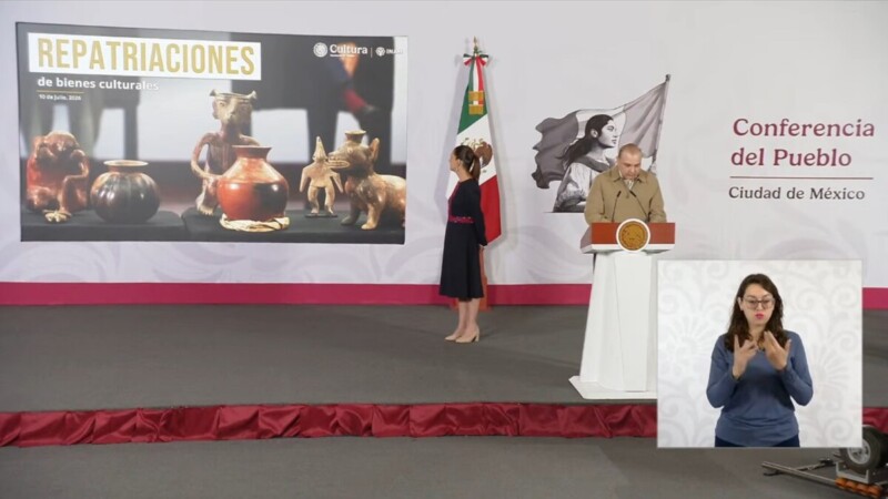 Rescatan más de 3 mil piezas arqueológicas en el sexenio