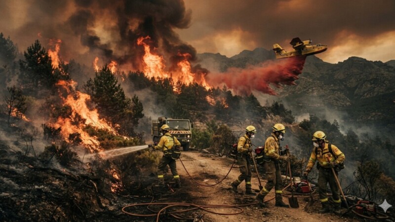 Evacuan en España y Francia a más de 280 mil personas