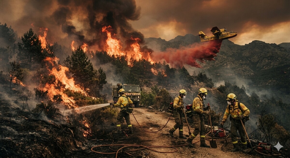 Evacuan en España y Francia a más de 280 mil personas
