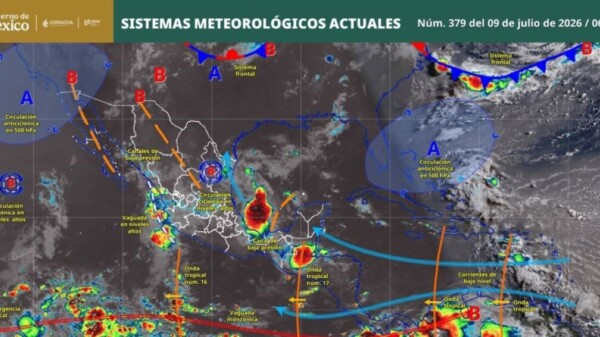 Pronóstico del clima en Quintana Roo para hoy jueves 9 de julio 2026