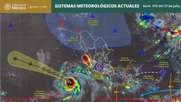 Pronóstico del clima en Quintana Roo para hoy lunes 27 de julio 2026