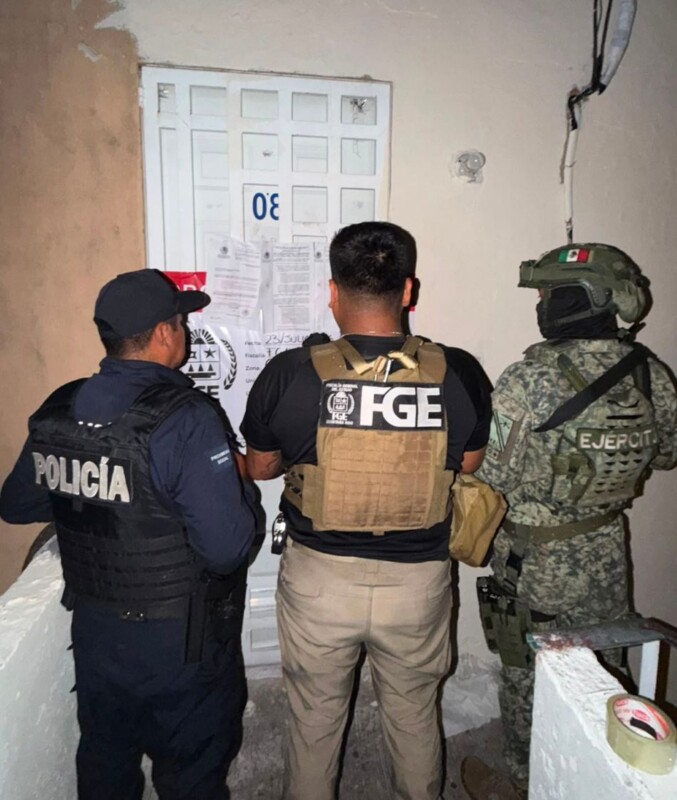Al término de la diligencia ministerial, el inmueble quedó formalmente asegurado por la Fiscalía de Quintana Roo mientras continúan las investigaciones.