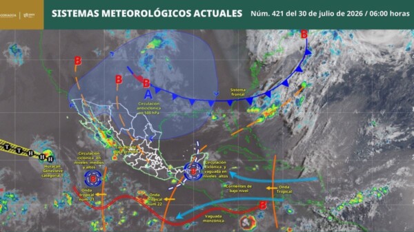 Pronóstico del clima en Quintana Roo para hoy jueves 30 de julio 2026