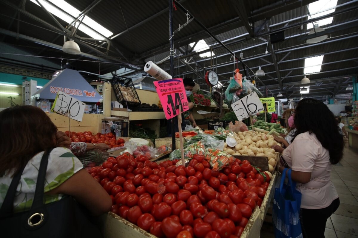 Tan sólo el jitomate, uno de los productos que más afectó a la inflación en meses pasados, reportó una caída de 38.98 por ciento mensual y una variación de 19.41 por ciento anual.