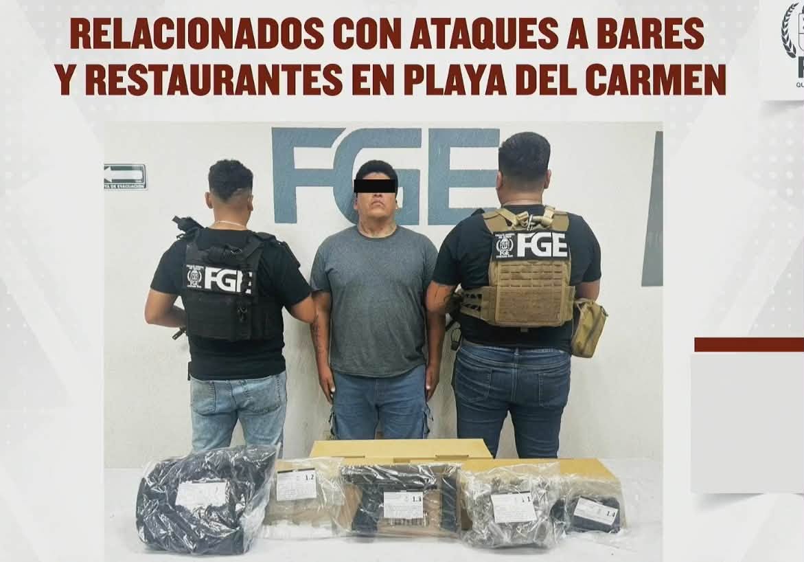 Desarticulan en Playa del Carmen célula delictiva de 'El Kilo', ligada a extorsión, ataques armados y homicidios
