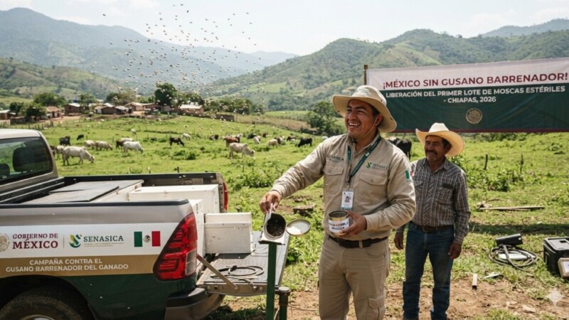 Liberan primer lote de moscas contra el gusano barrenador