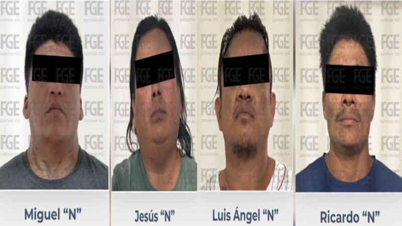 Cuatro hombres son vinculados a proceso por presunto narcomenudeo en Playa del Carmen