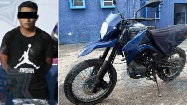 Detienen a hombre por presunto narcomenudeo; aseguran motocicleta con reporte de robo en Cancún