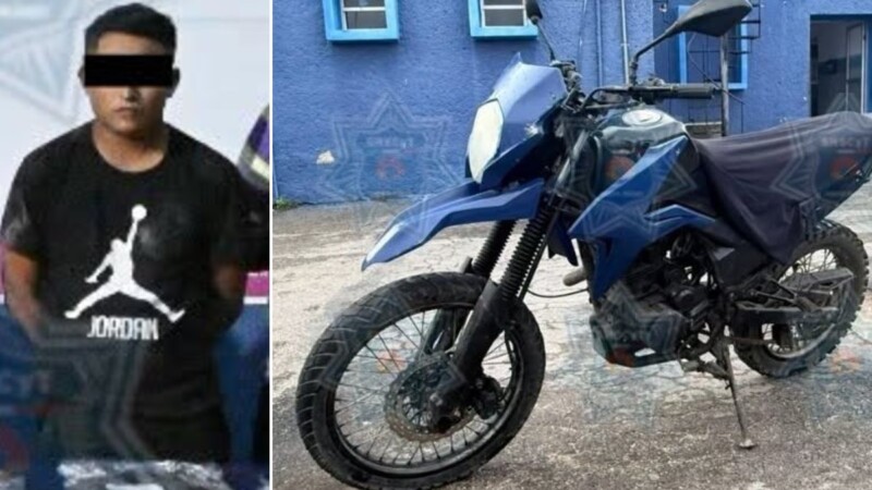Detienen a hombre por presunto narcomenudeo; aseguran motocicleta con reporte de robo en Cancún