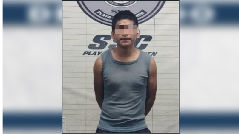 Detienen a un sujeto señalado por presuntas lesiones tras riña en la colonia Colosio de Playa del Carmen