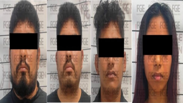 Aprehenden a cuatro personas por presunta extorsión a un bar en Playa del Carmen