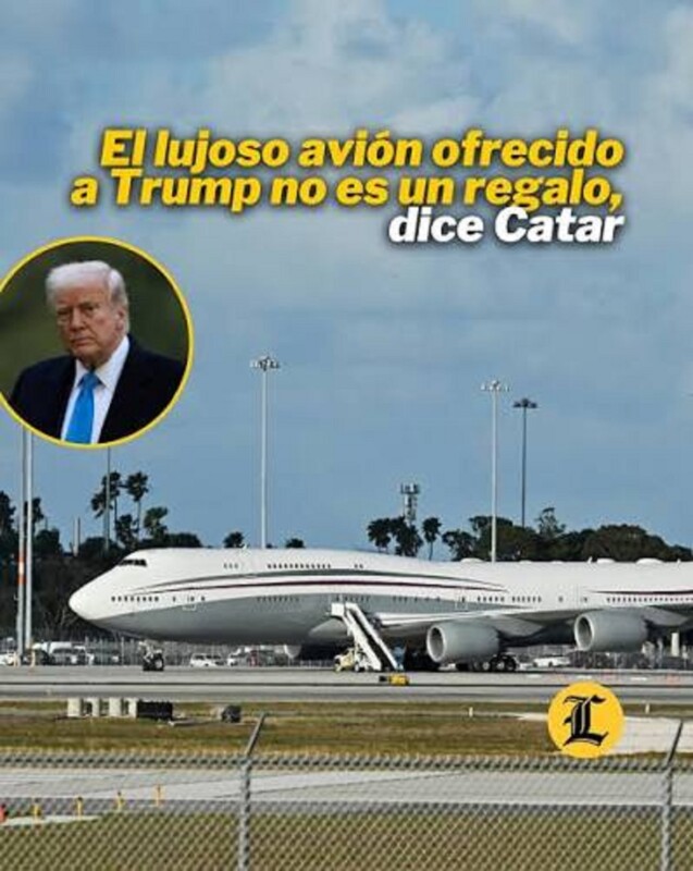 La oferta de Qatar de donar un avión de lujo a Estados Unidos no es un regalo personal al presidente Donald Trump, sino una “transacción de gobierno a gobierno”, dijo el primer ministro de Qatar. 