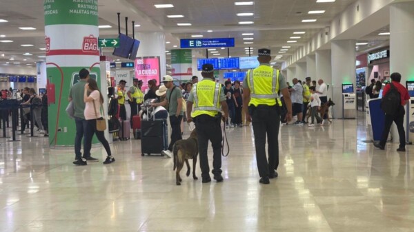 Asegura la Guardia Nacional más de 12 kilos de presunta droga en el aeropuerto de Cancún