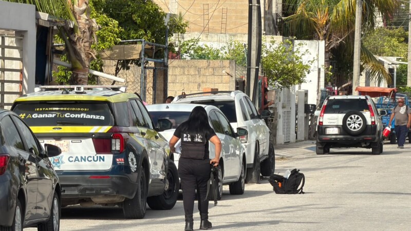 Investigan homicidio de un hombre en la Región 222 de Cancún; ataque ocurrió durante la madrugada