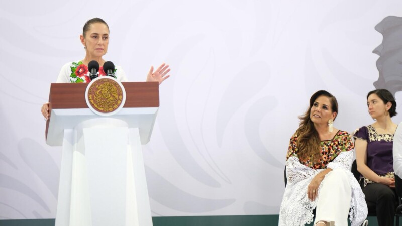 Anuncia la presidenta Sheinbaum acceso gratuito al Parque del Jaguar y reducción de tarifas para visitar la Zona Arqueológica de Tulum