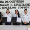 Firma Blanca Merari convenio de colaboración con el Colegio de Psicólogos de Quintana Roo